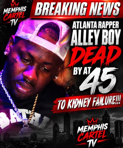 Alley Boy Atlanta, Georgia Death: Atlanta Rapper Alley Boy Died At 45 Following Kidney Failure!